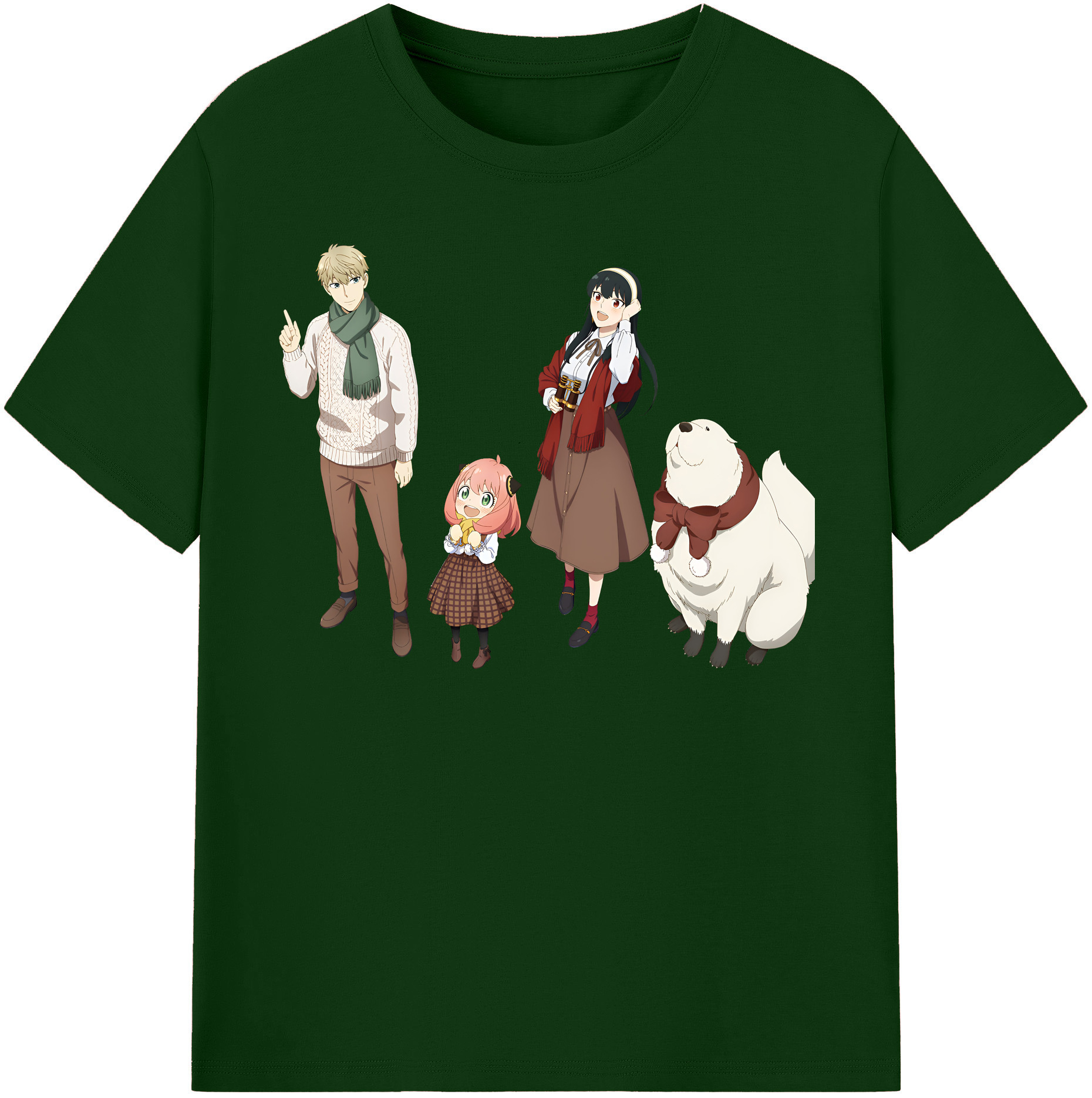 （画像用） SPY×FAMILY间谍家家酒 綿100％半袖Tシャツ（フロントプリント）